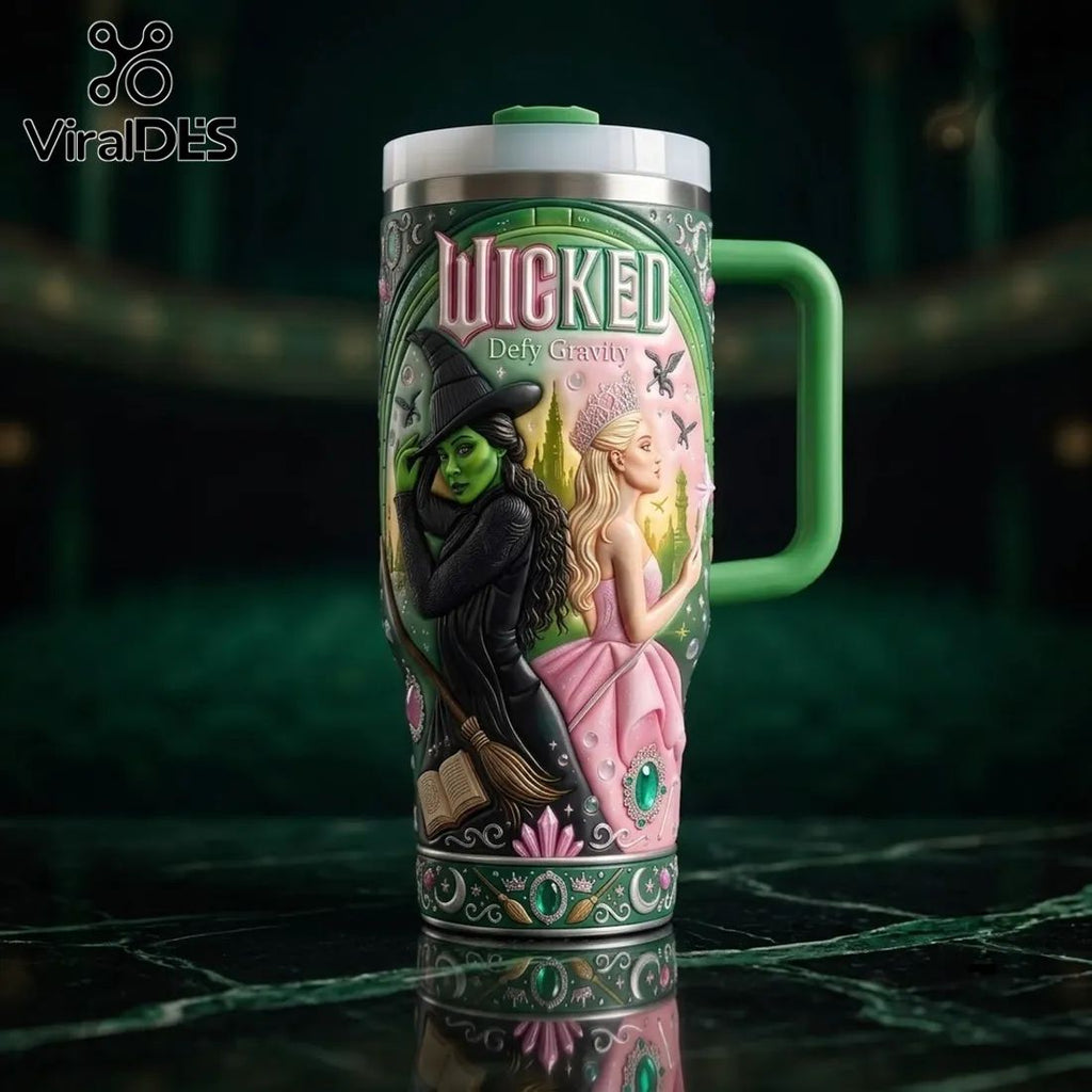 Wicked Defy Gravity Stanley Tumbler 40oz