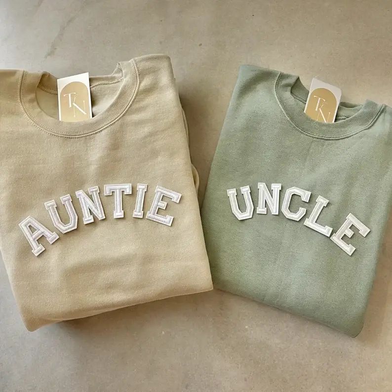 Auntie Sweatshirt | Uncle Sweatshirt | Auntie Gifts | Uncle