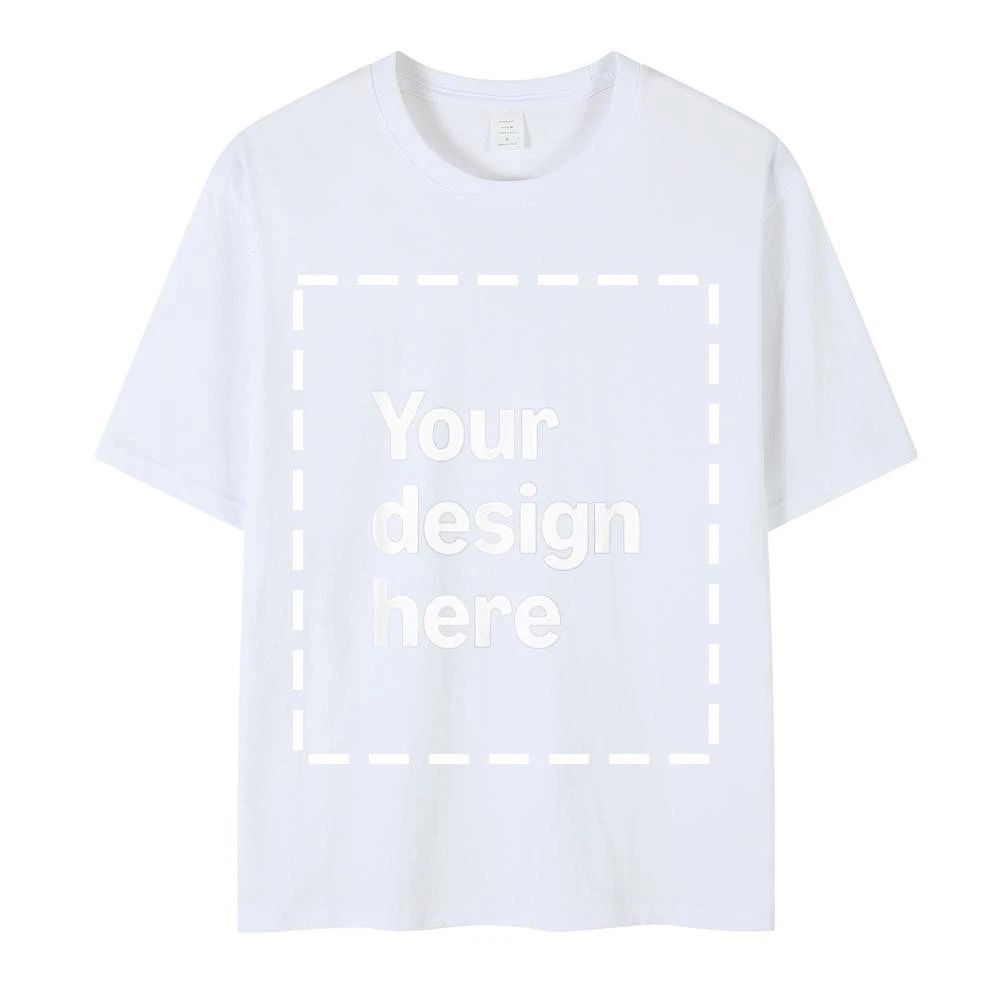 Custom Printed Logo Cotton T-shirt Cultural Shirt Crew Neck Short-sleeved_ WEA
