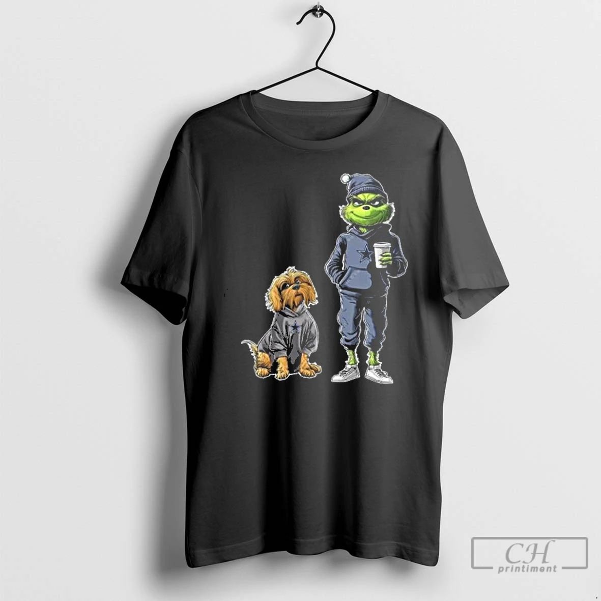 Classic Dallas Cowboys Grinch And Dog Christmas Football 2025 T Shirts