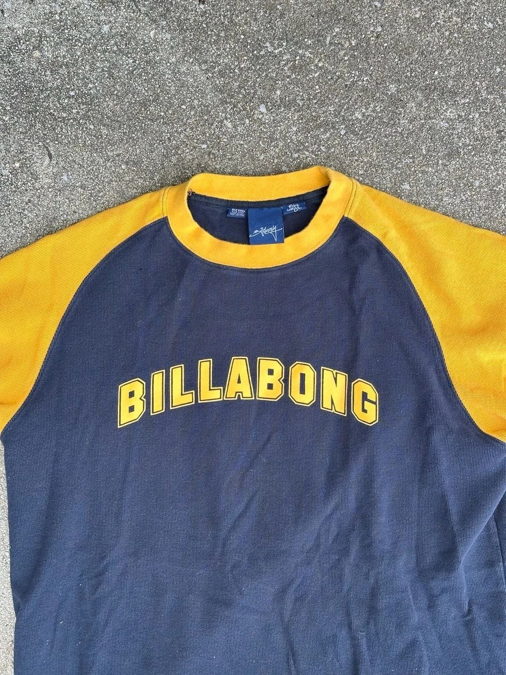 Vintage Billabong Waffle Knit Thermal Sleeveless