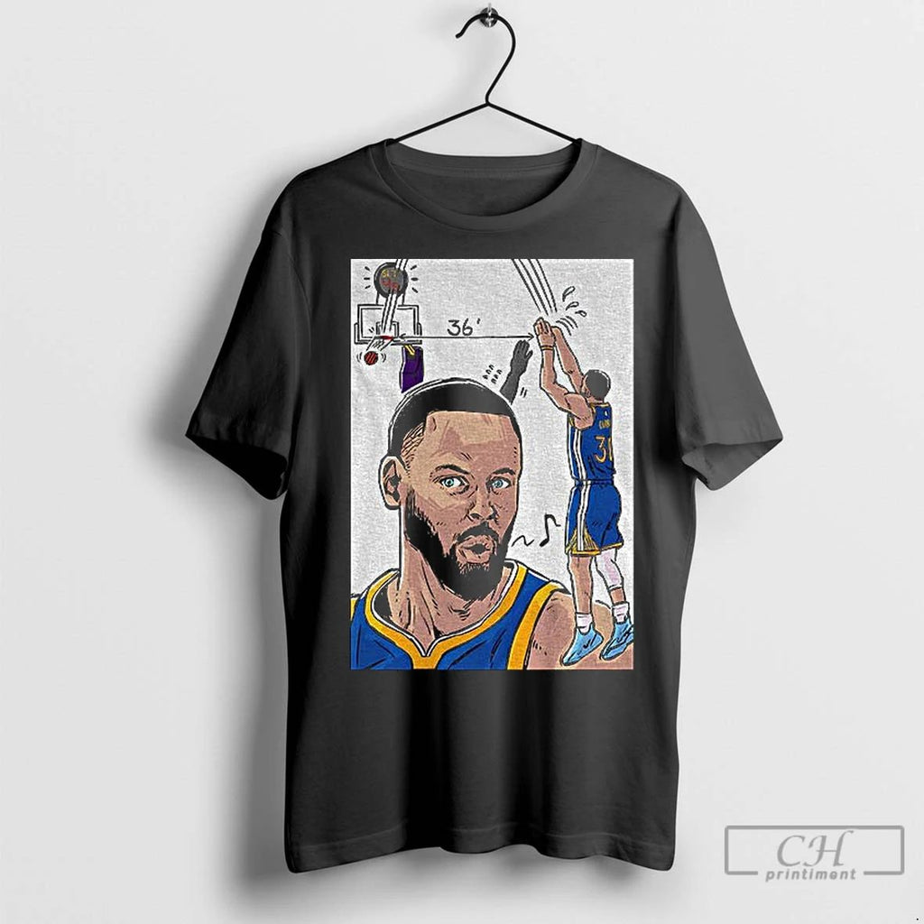 Classic Stephen Curry Mvp All Star Golden State Warriors Nba Basketball Cartoon
