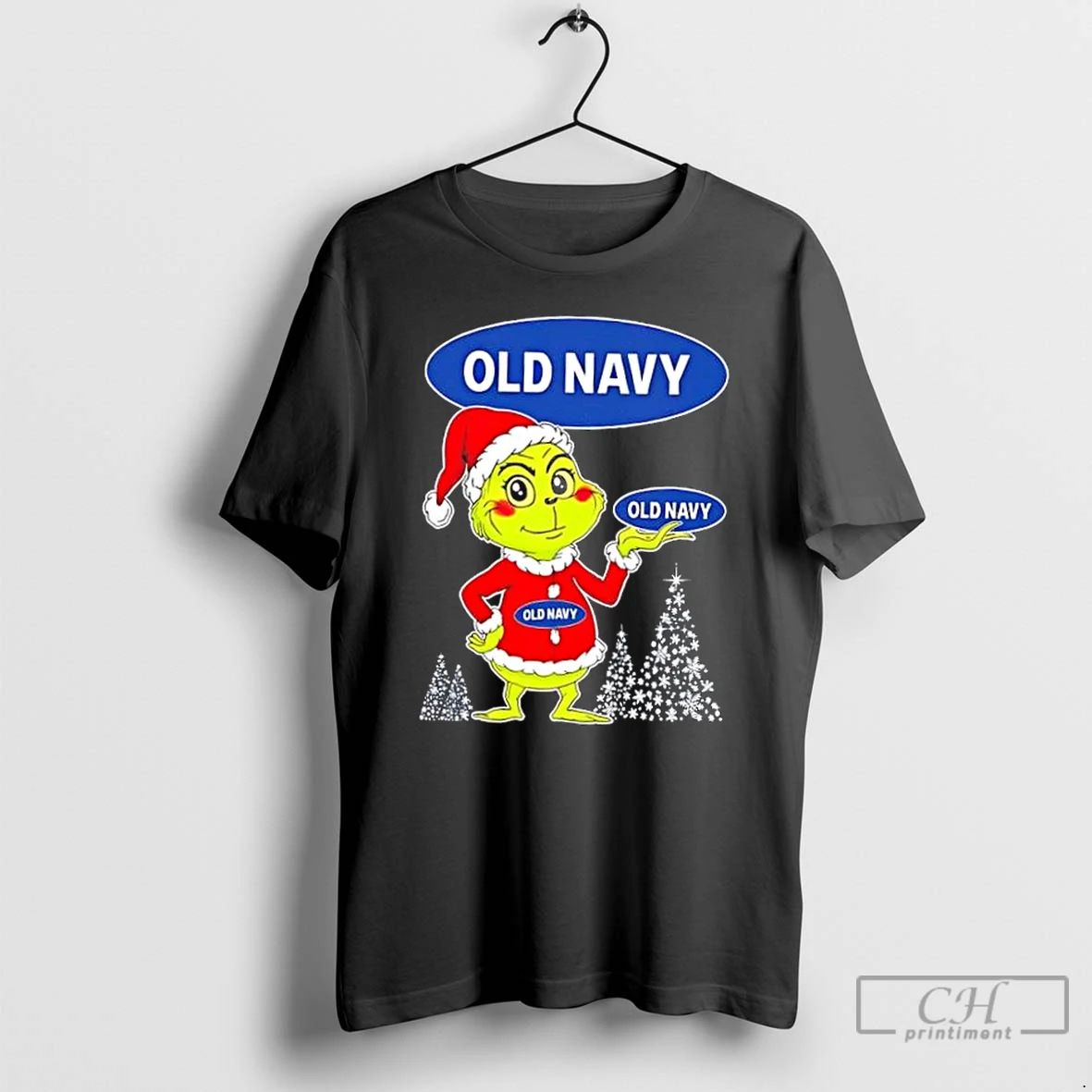 Classic Old Navy And Grinchmas Christmas Tree T Shirts