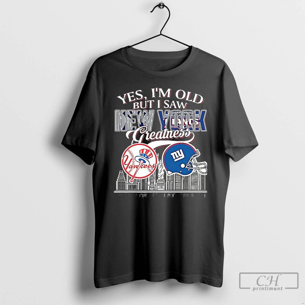Premium New York Yankees And New York Giants Yes Im Old But I Saw New