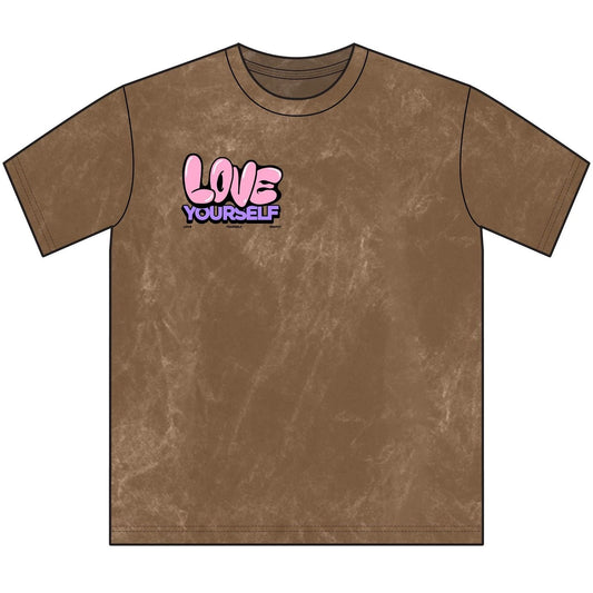 Love Yourself Tee | Brown Vintage Crewneck