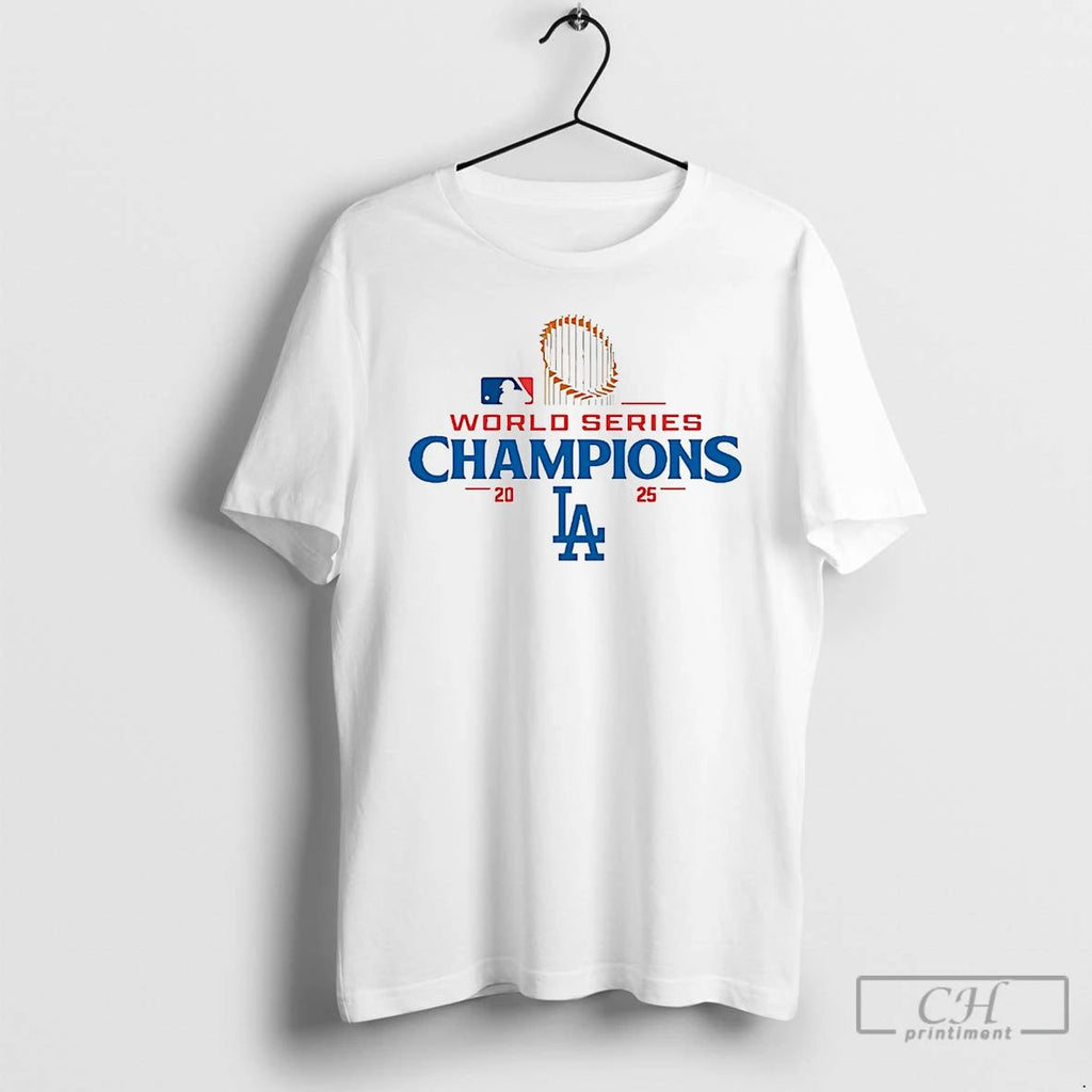 Premium Dodgers 2025 World Series Champions Players 2 Sided T Shirts
