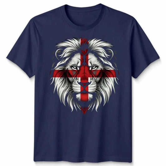 English St George Flag Lion Face Graphic Unisex St George'S Cross Fan Apparel