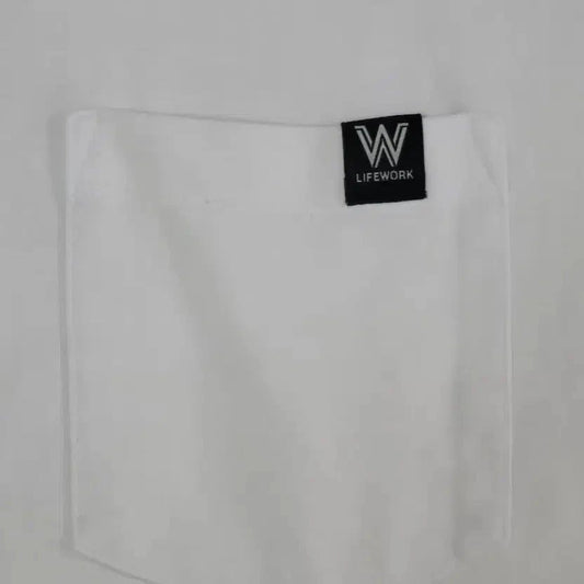 L LifeWork Pocket Simple Lettering Short Sleeve T-Shirt Official