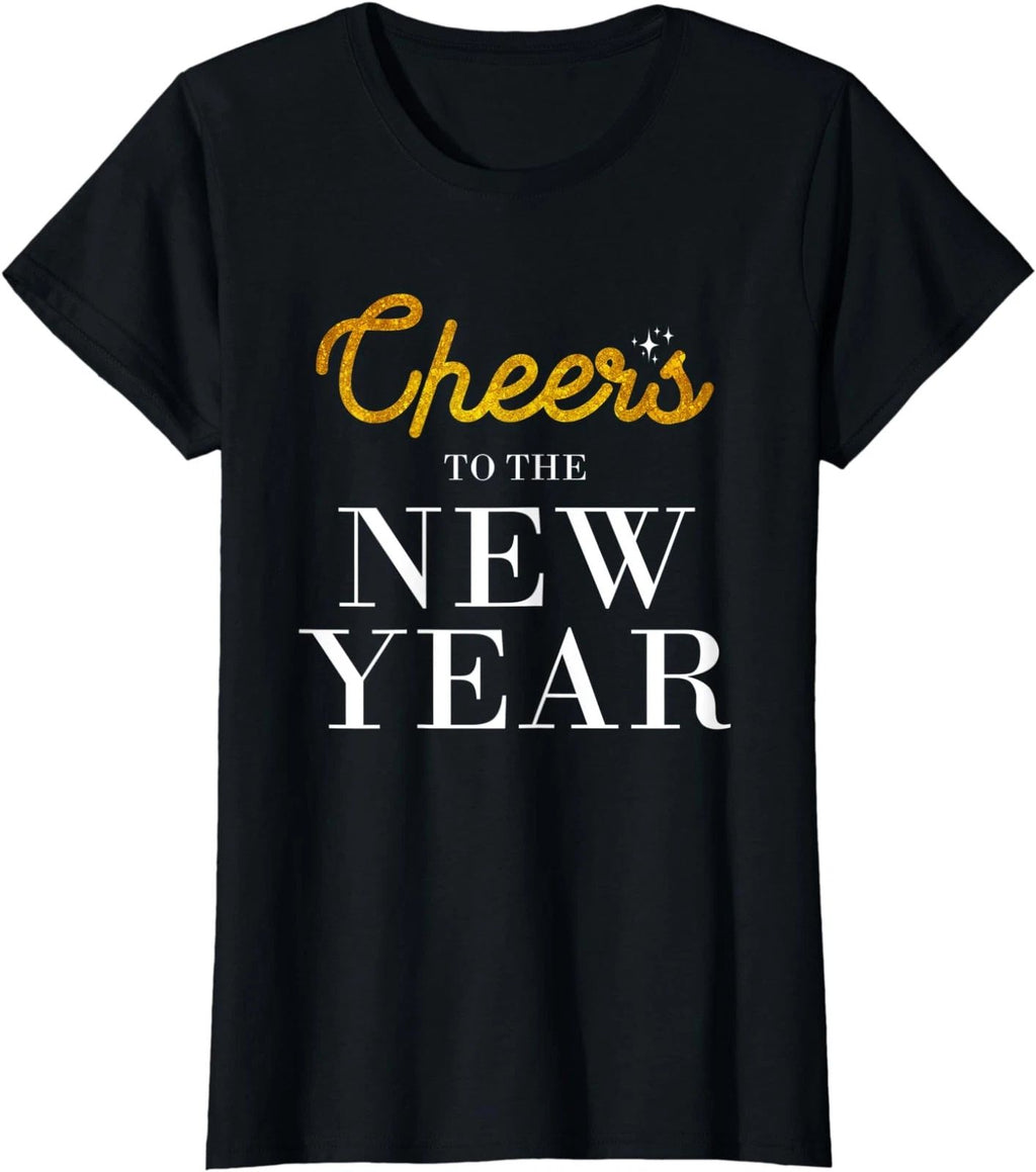 Hello New Year Cheers To The New Year Cute Gift Ladies' Crewneck T-Shirt