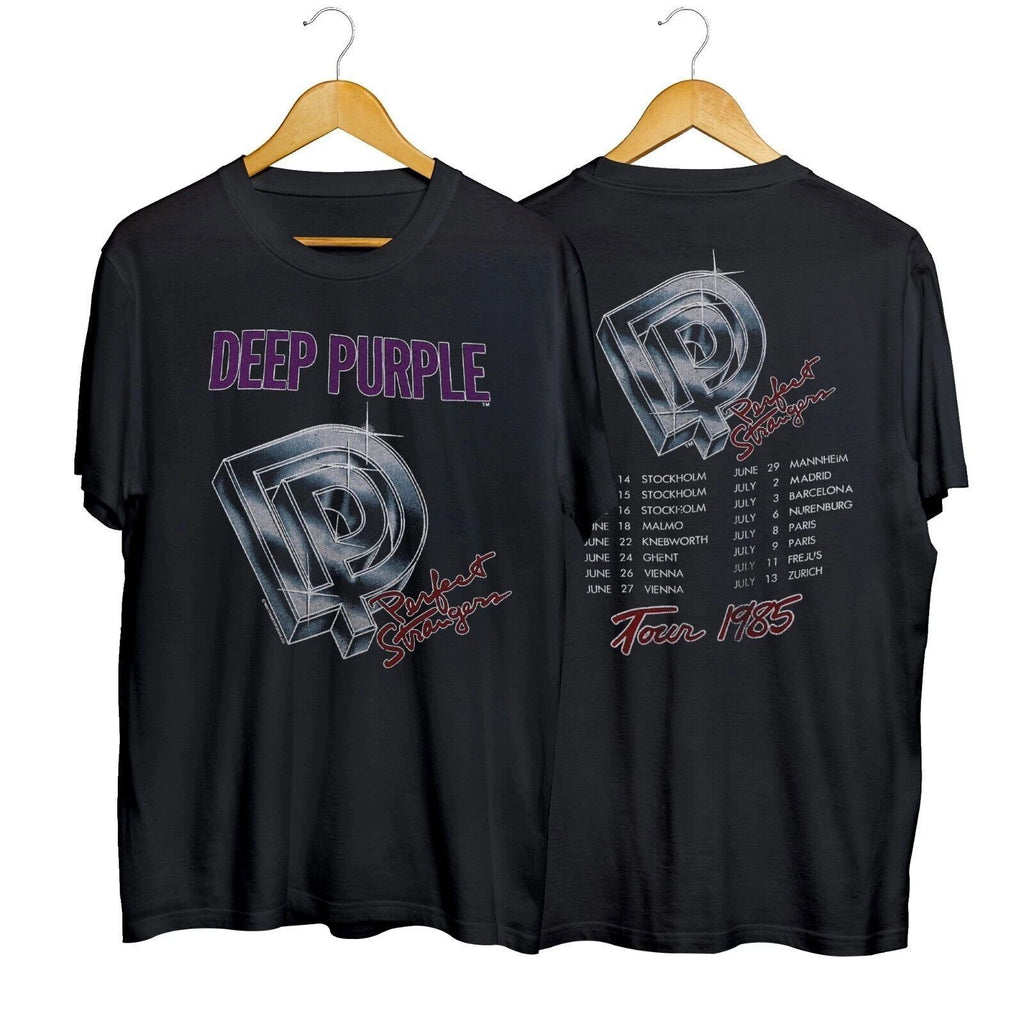 1985 Deep Purple Perfect Strangers European Tour Shirt Unisex Cotton Size S-5XL
