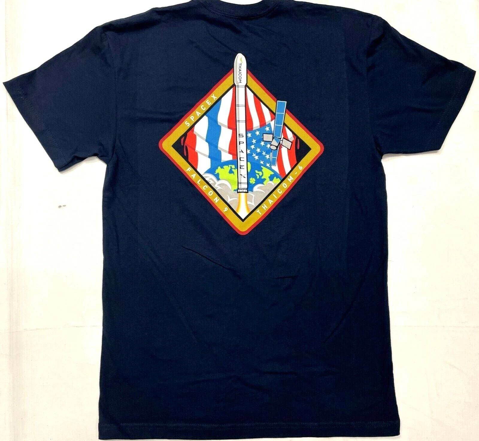 SpaceX Elon Musk FALCON 9 THAICOM-6 T-Shirt NWT 100% Authentic & Official S-5XL