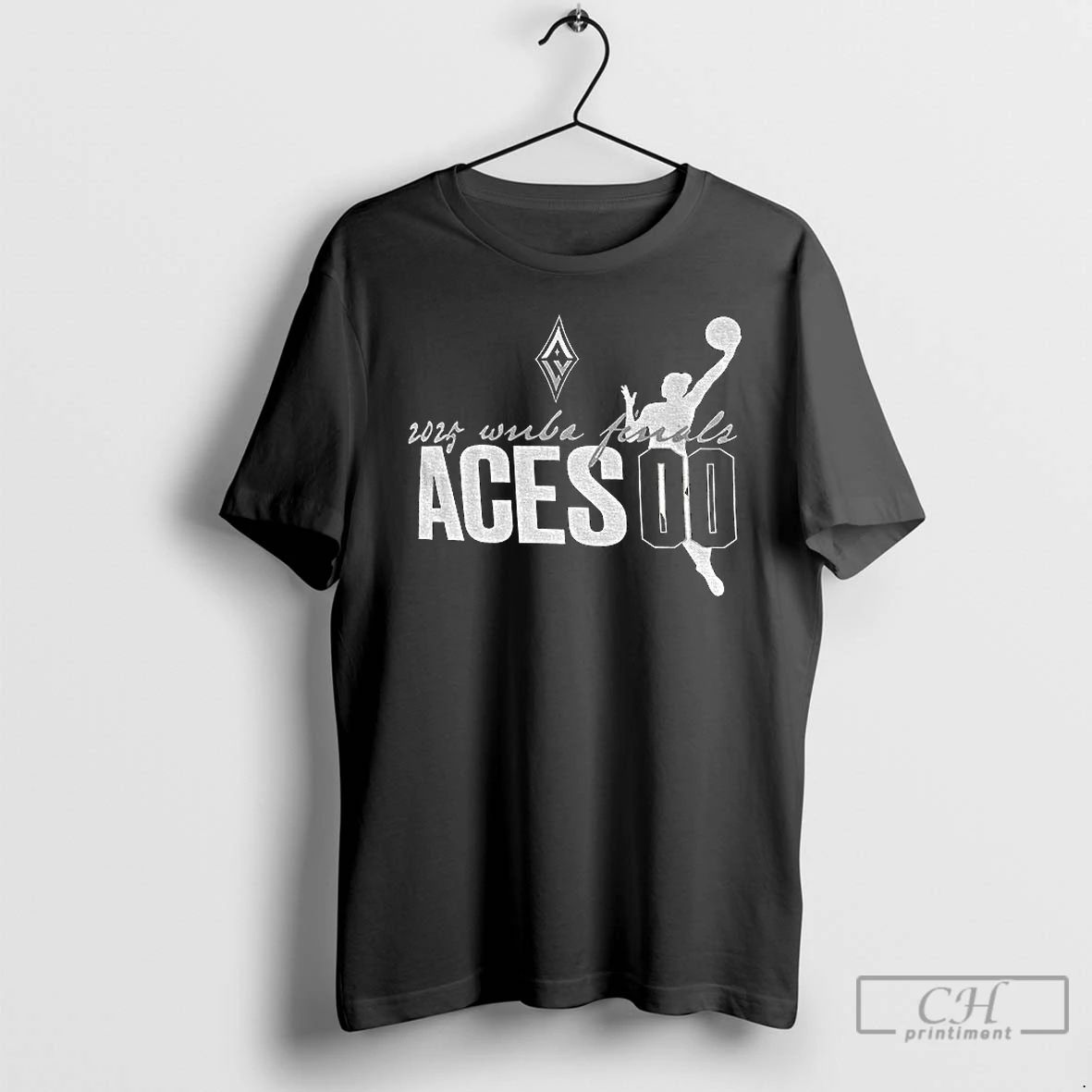 Classic Las Vegas Aces 2025 Wnba Finals Champions Trophy Basketball Logo T Shirts