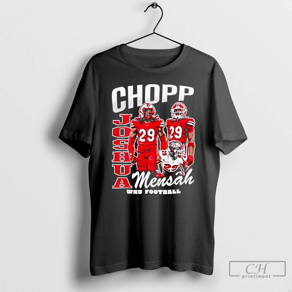 Classic Western Kentucky Football Joshua Mensah Number 29 Retro Fan T Shirts