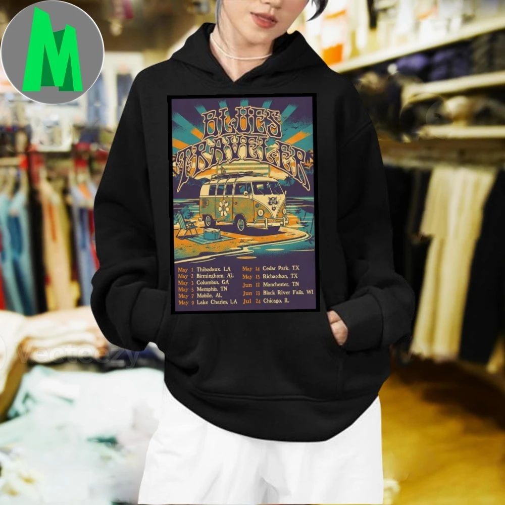 Blues Traveler Summer Tour 2026 Poster Shirt