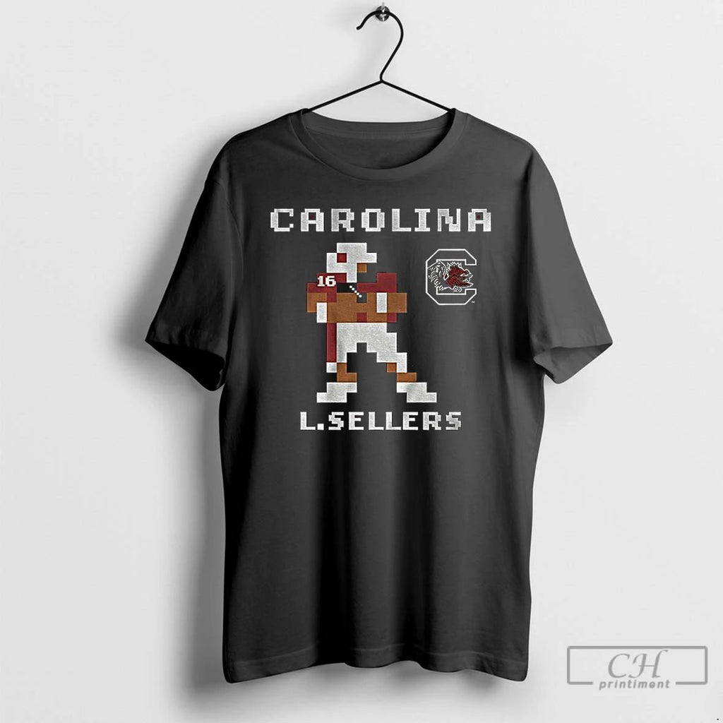 Premium Lanorris Sellers 8 Bit Retro Baller South Carolina Gamecocks Football T Shirts
