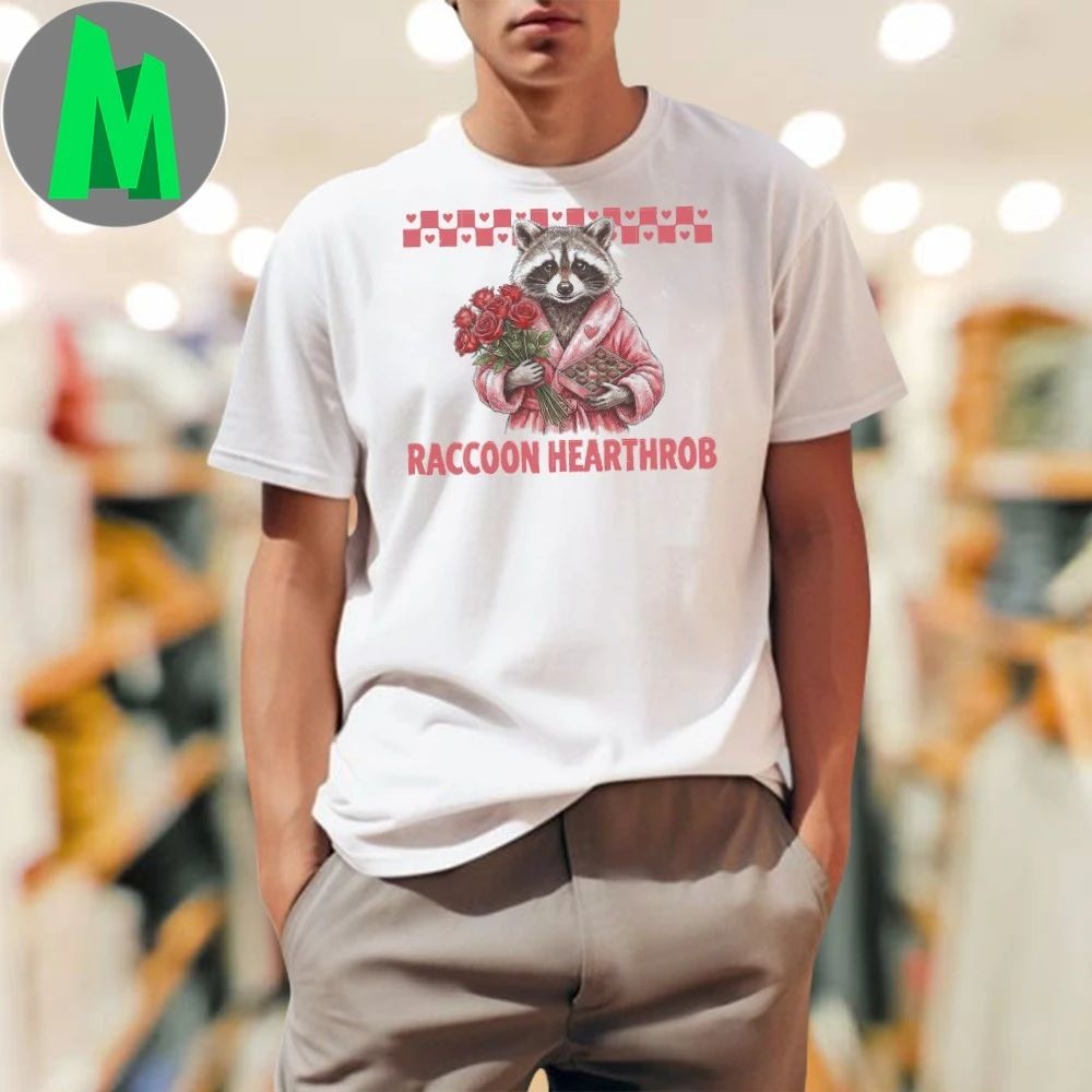 Original Raccoon Hearthrob Valentine T-Shirt