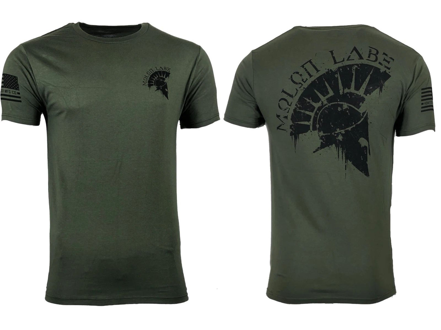 Howitzer Style Men's T-Shirt MOLON LABE Military Green Grunt S M L XL 2XL 3XL