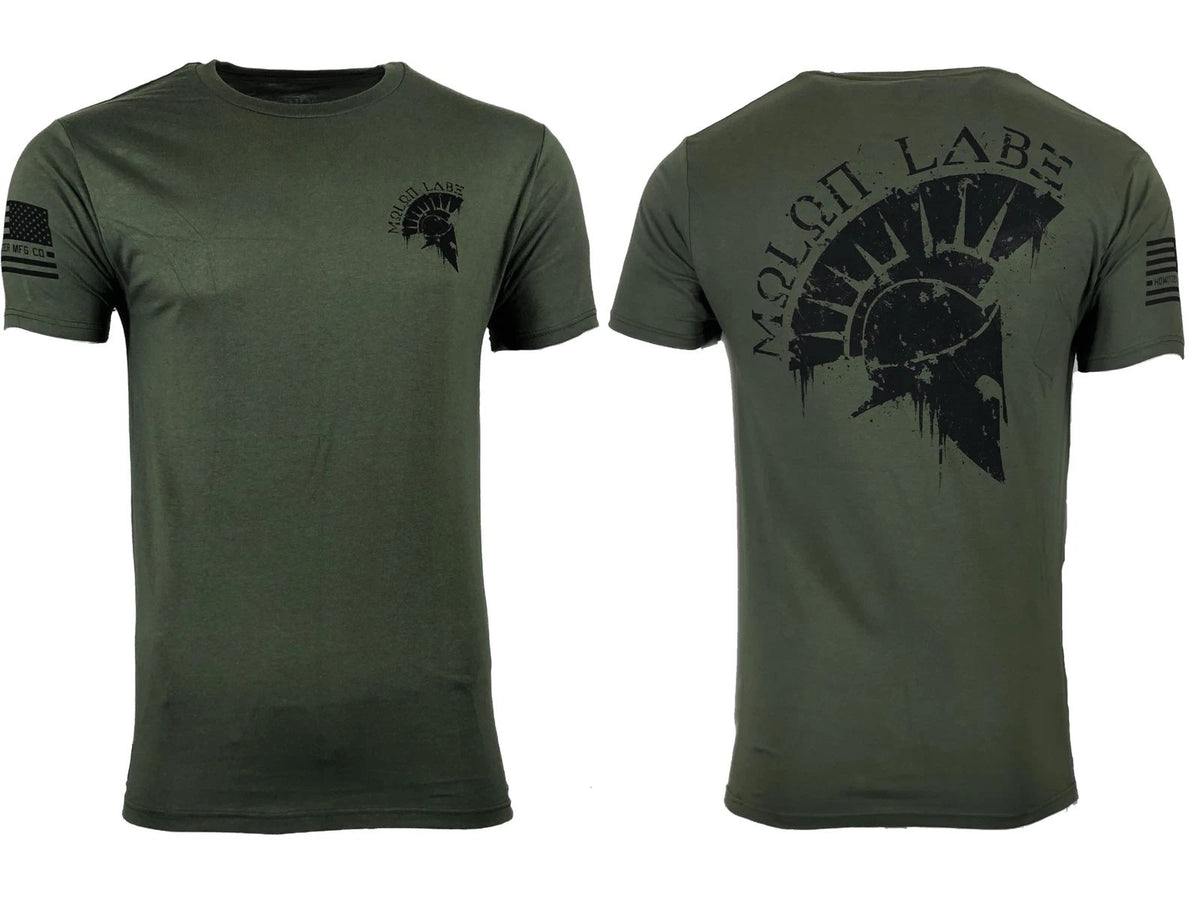 Howitzer Style Men's T-Shirt MOLON LABE Military Green Grunt S M L XL 2XL 3XL