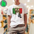 Canelo mexico flag logo design canelo boxing glove Shirt