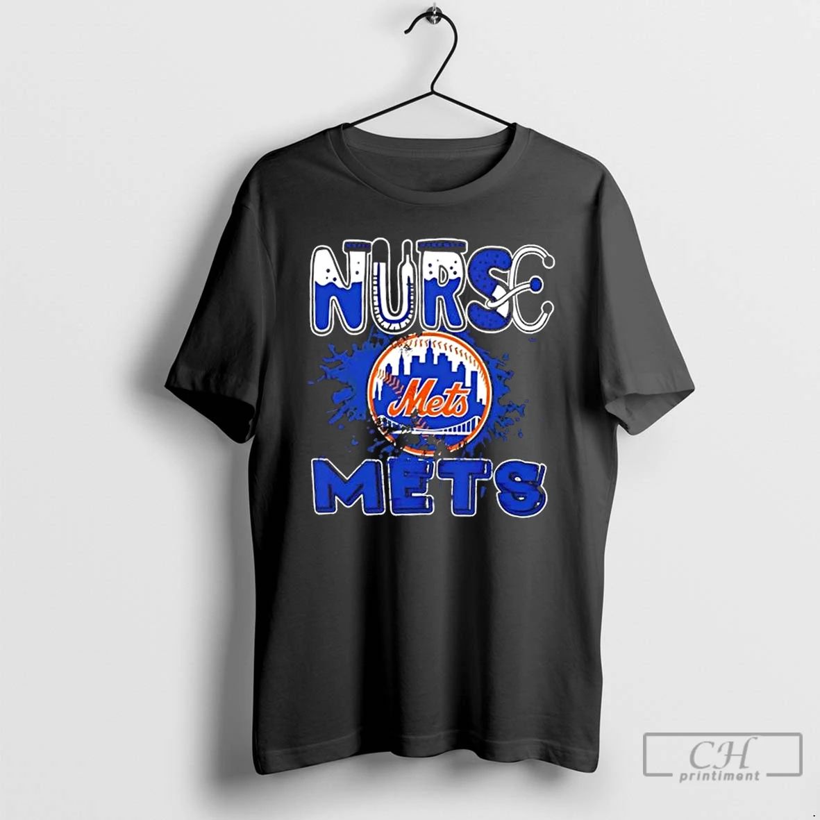 Classic Nurse X New York Mets Baseball T Shirts