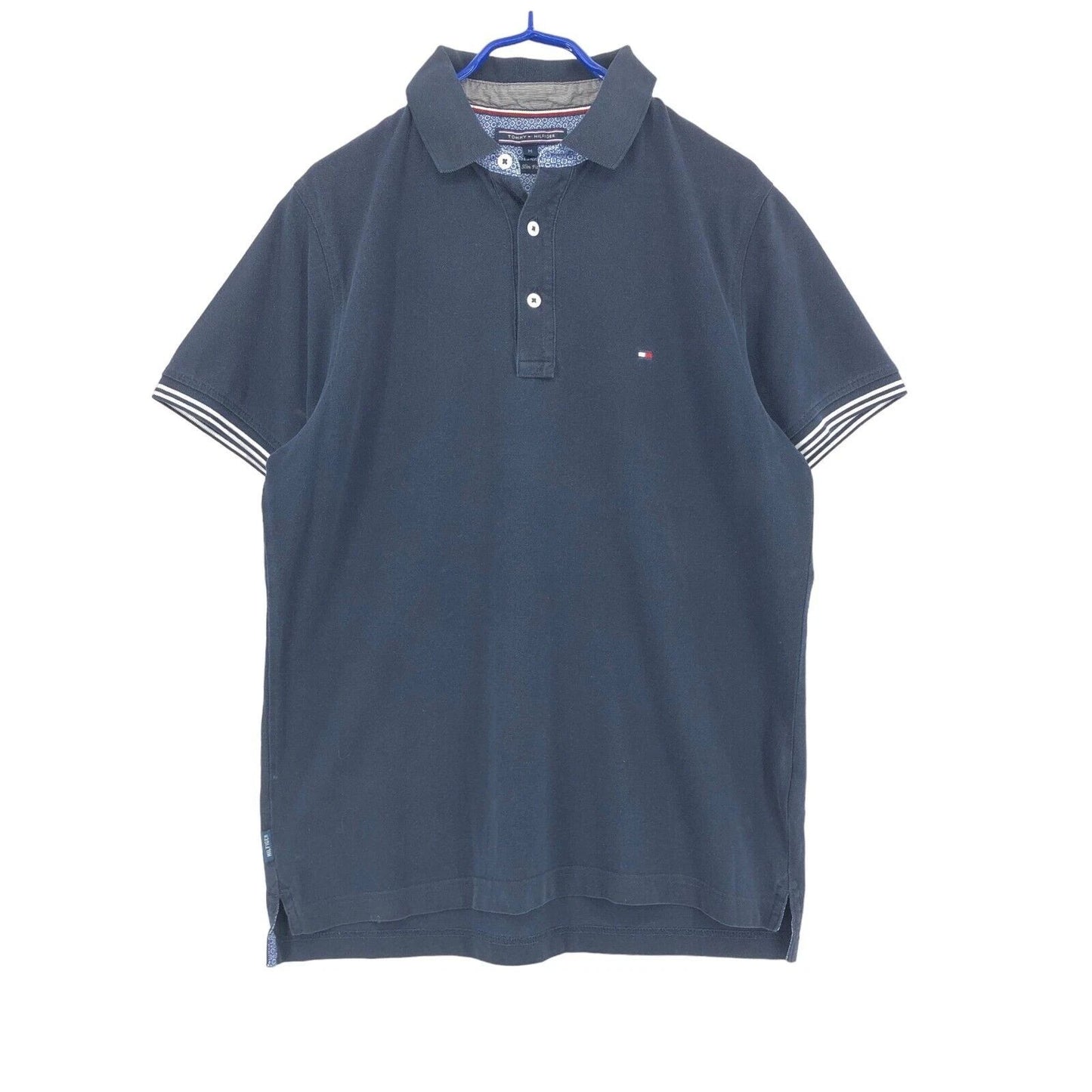 TOMMY HILFIGER Men Slim Fit Polo Neck T-Shirt Size M