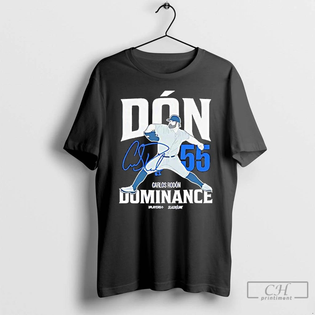 Premium Carlos Rodon Don Dominance Number 55 Signature Graphic T Shirts