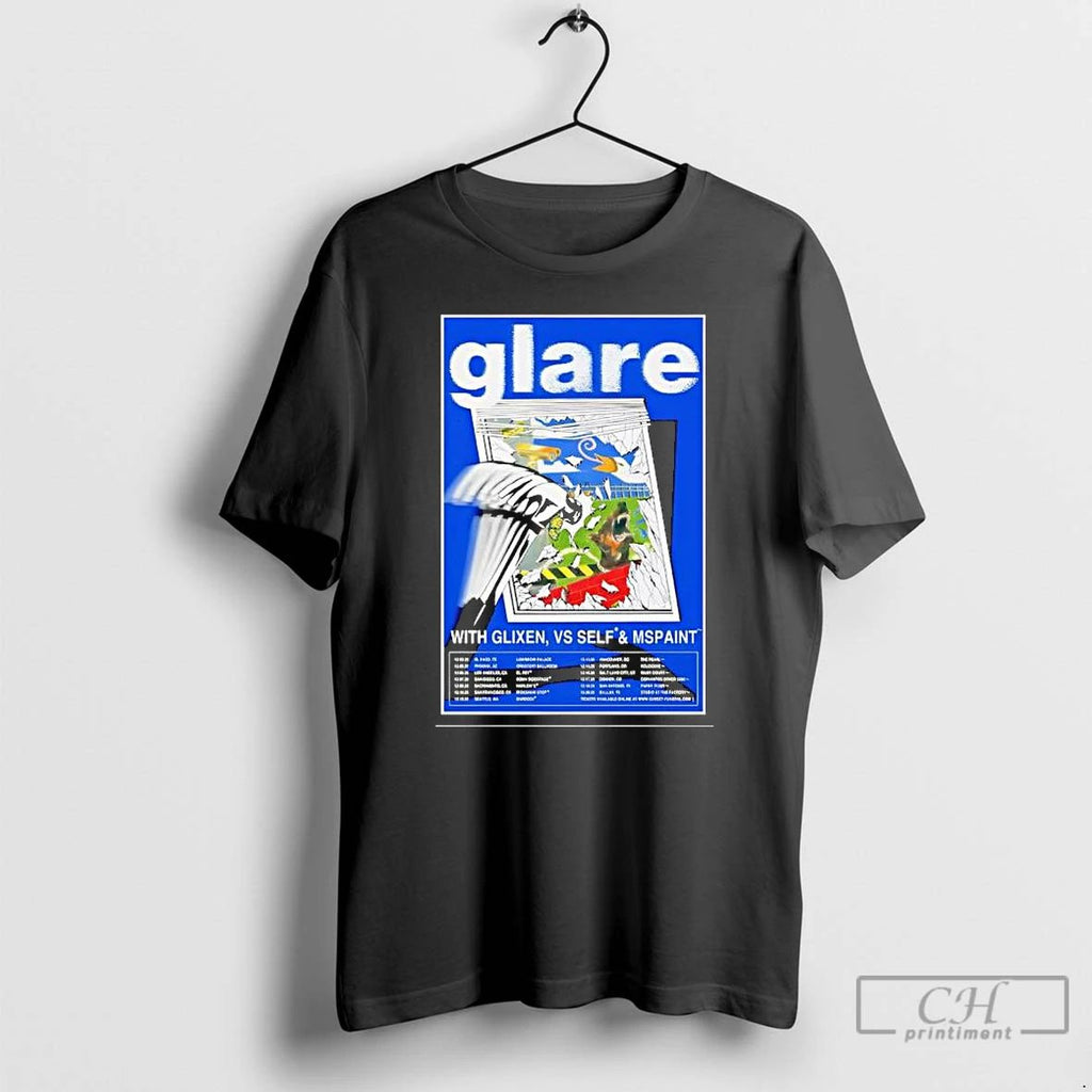 Premium Glare Tour December 2025 T Shirts