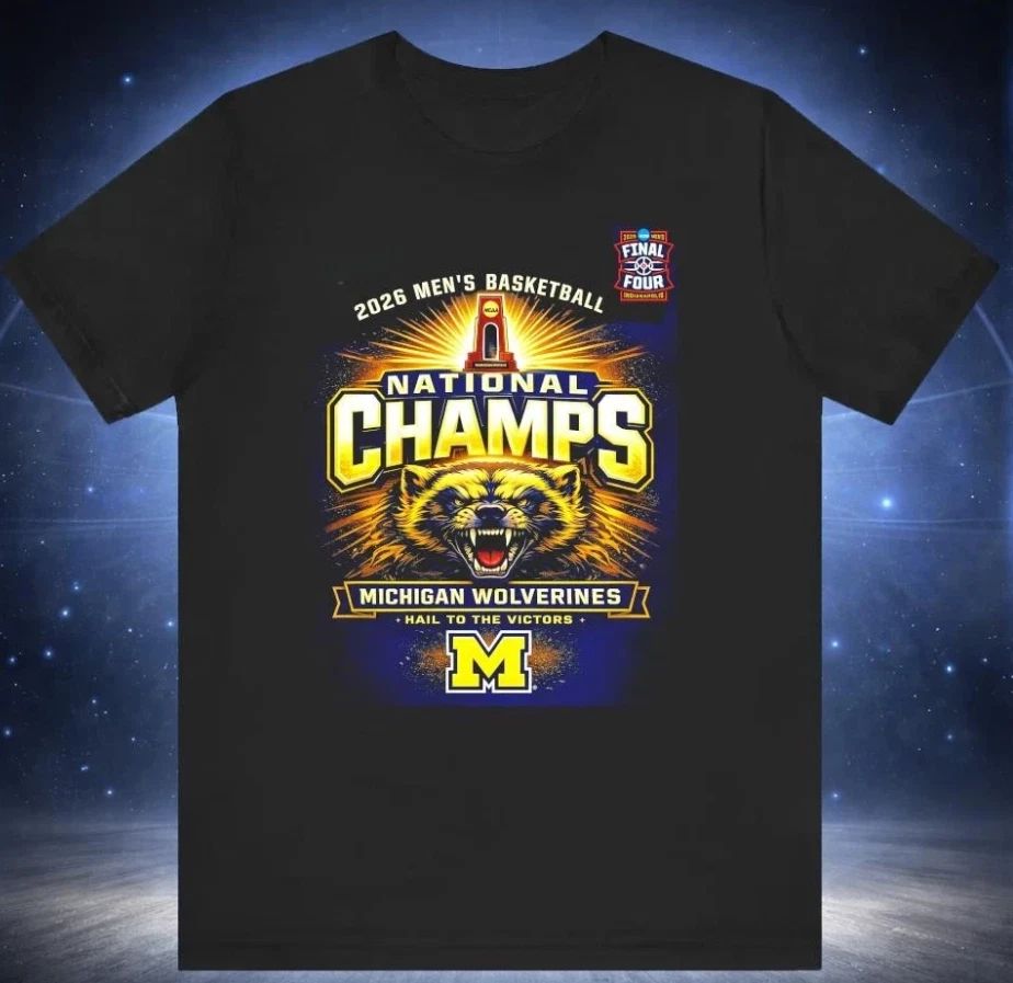 University of Michigan 2026 NCAA Men’s Basketball National Champions Shirt