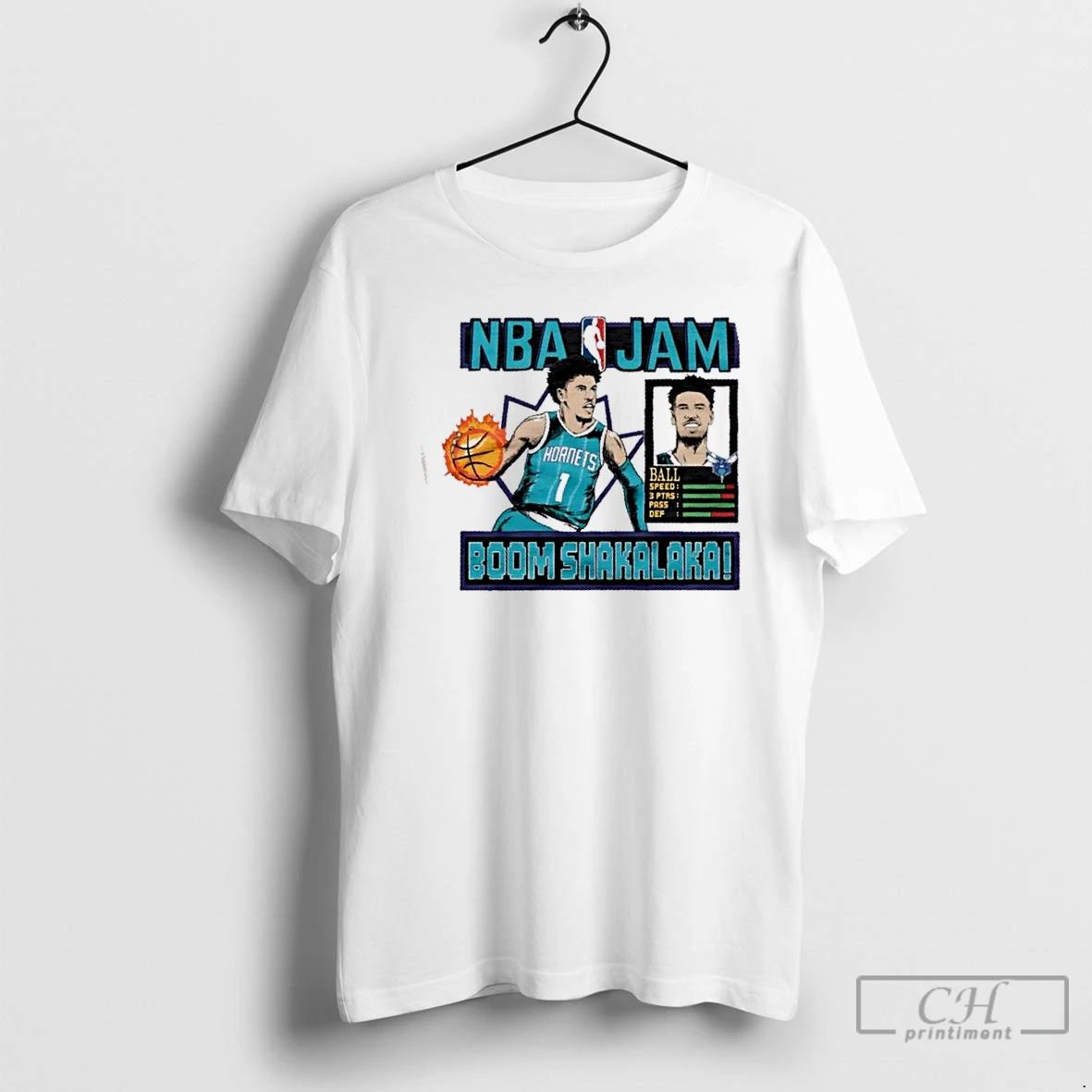 Classic Nba Jam Charlotte Hornets Lamelo Ball T Shirts
