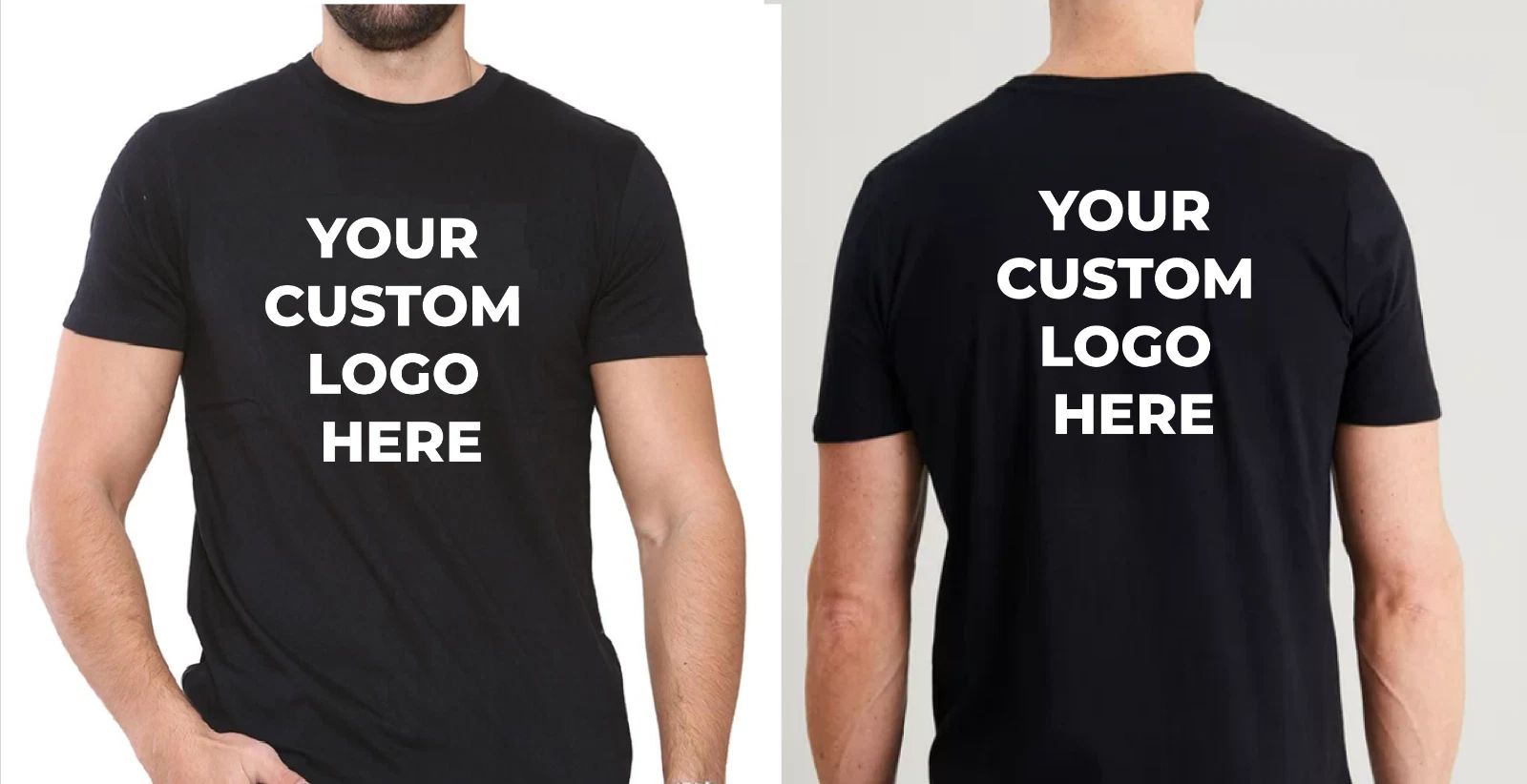 Personalised Tshirt Custom Logo t-shirt Text logo Printing on Cotton T Shirt