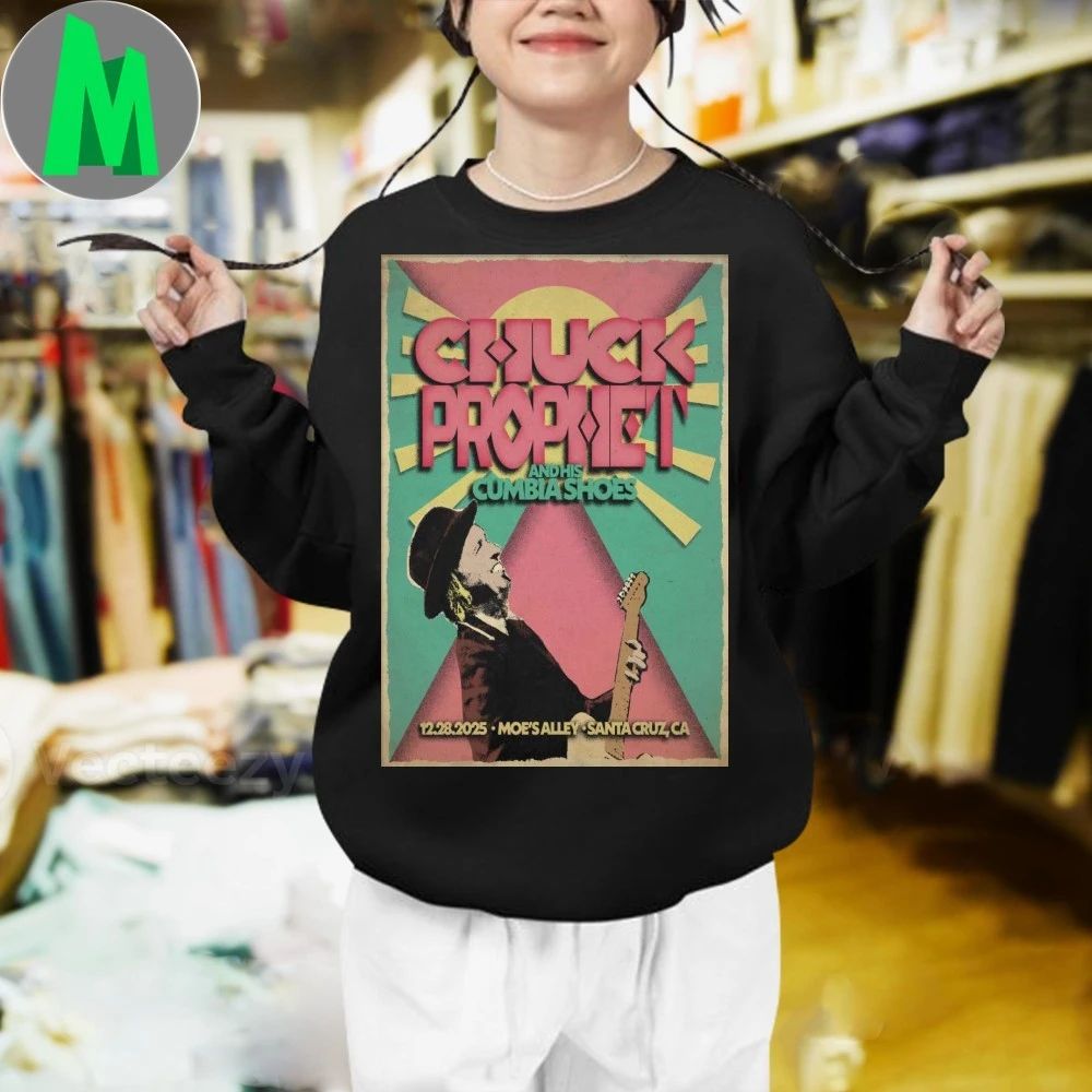 Chuck Prophet 12.28.2025 Santa Cruz CA Poster Shirt