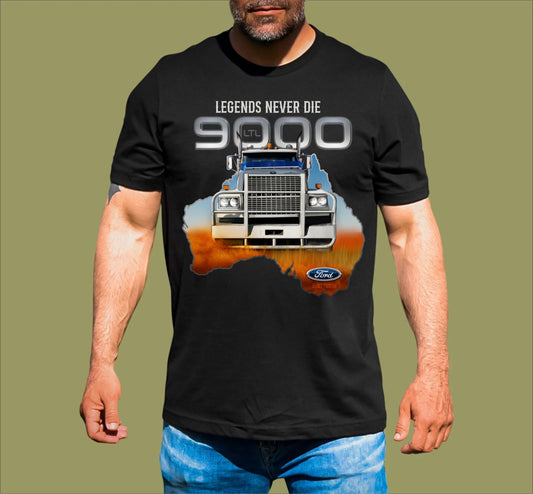 FORD LTL 9000 TRUCK LEGENDS NEVER DIE T-SHIRT