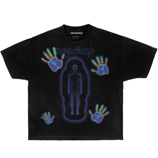 Neniom Thermal Feel Vintage Boxy Shirt Graphic Tee Streetwear Y2K