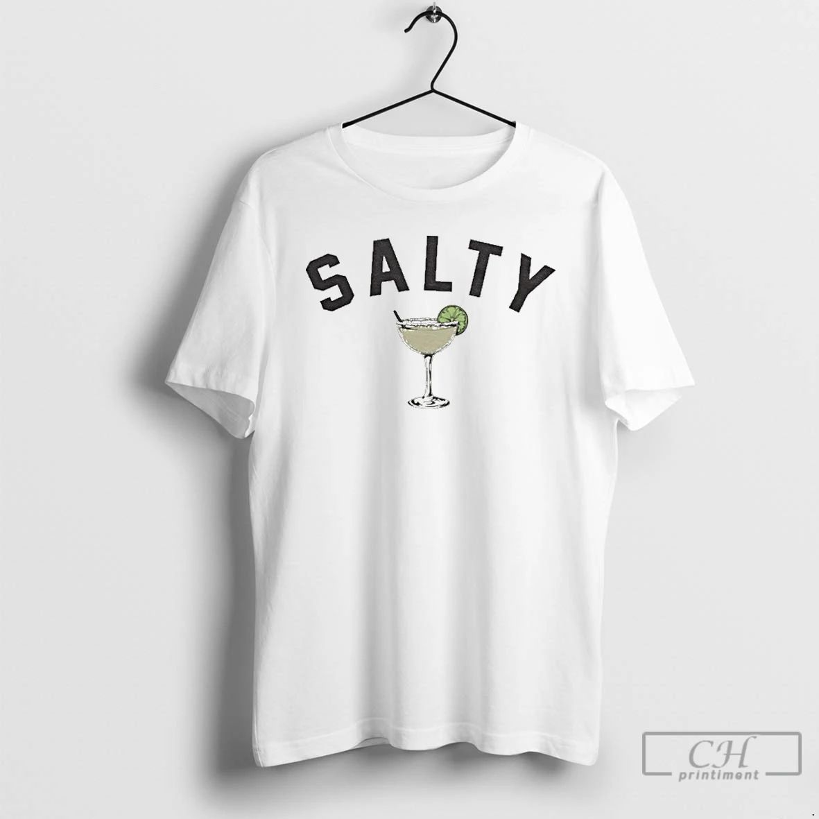 Premium Salty Marg Ringer T Shirts