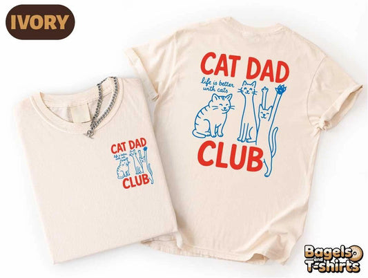 Cat Dad Shirt Comfort Colors Shirt, Cat Lover Tee, New Cat Dad Gift, Funny Pet D