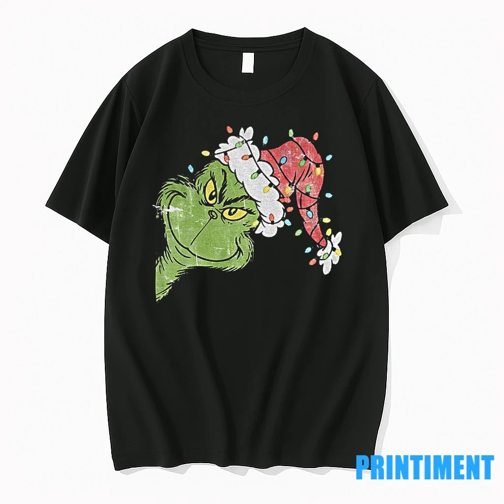 Grinch Santa Hat Merry Christmas 2025 Tshirts Sweater