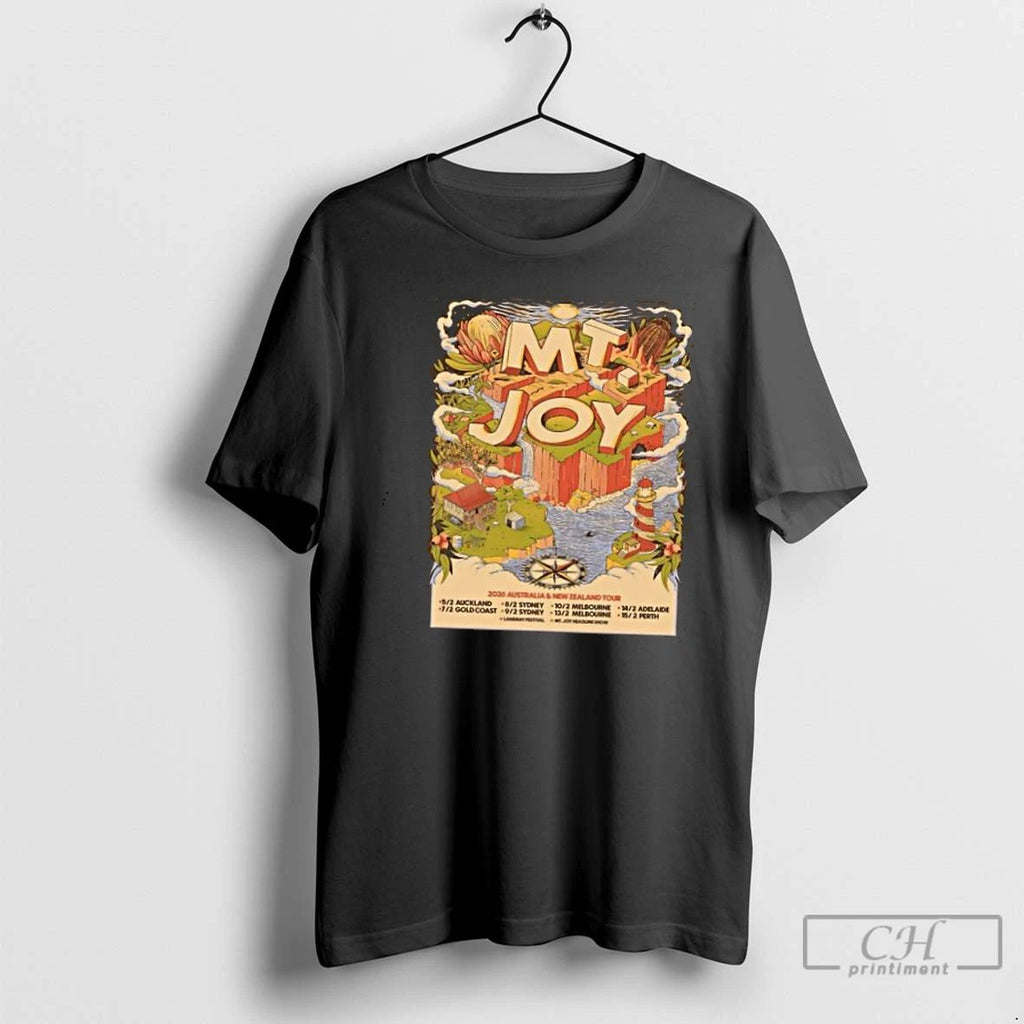 Classic Mt Joy 2026 Australia And New Zealand Tour Schedule Dates T Shirts