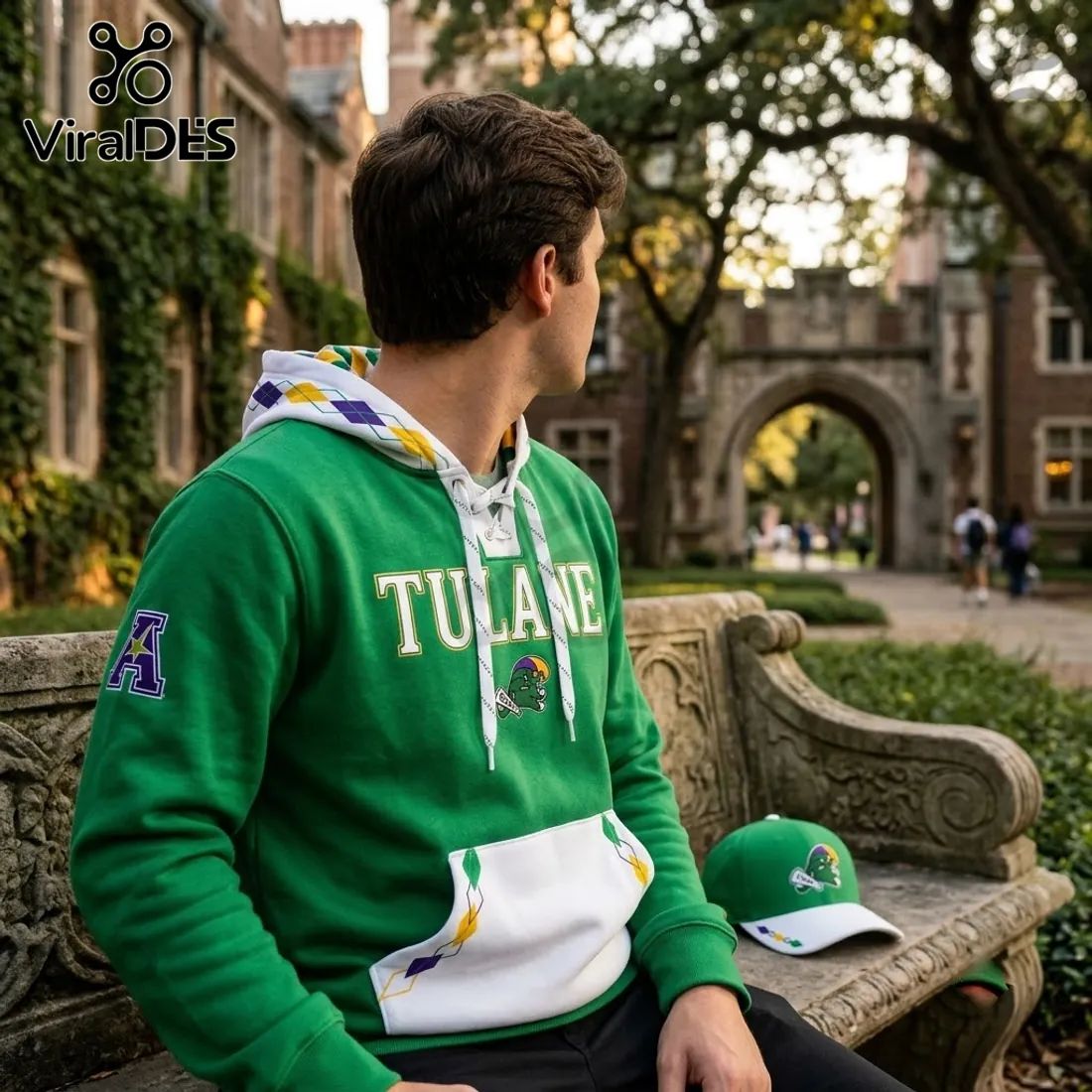 Tulane Green Wave 2026 City Edition Mardi Gras Hoodie