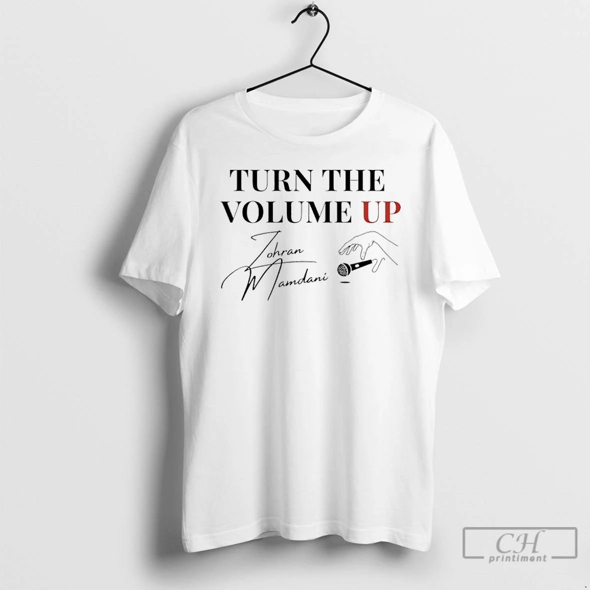 Premium Zohran Mamdani Turn The Volume Up Signature T Shirts