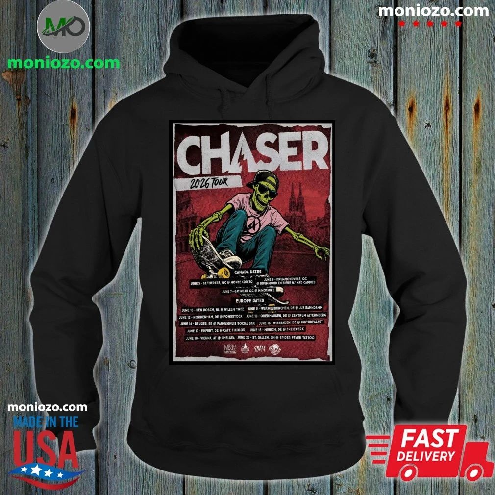 Original Chaser Canada 2026 Tour Poster Shirt – Best Gift for Music Fans