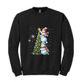 Cute Christmas Snowman Sweatshirt, Funny Christmas Snowman Sweater, Let it Snow