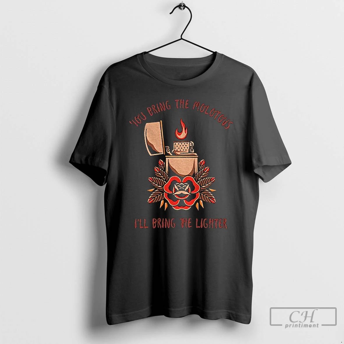 Premium Antifa You Bring The Molotovs Ill Bring The Lighter T Shirts