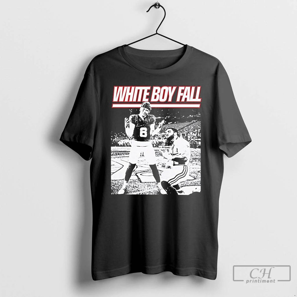 Classic Dart And Skattebo White Boy Fall T Shirts