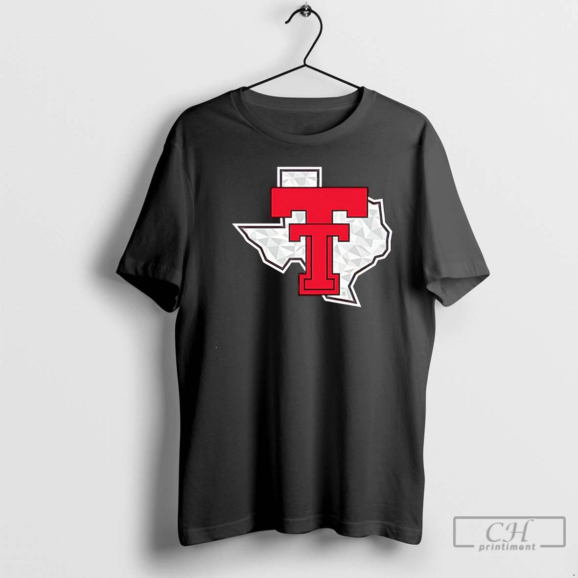 Classic Texas Tech Red Raiders Galvanized Pride Map Christmas T Shirts