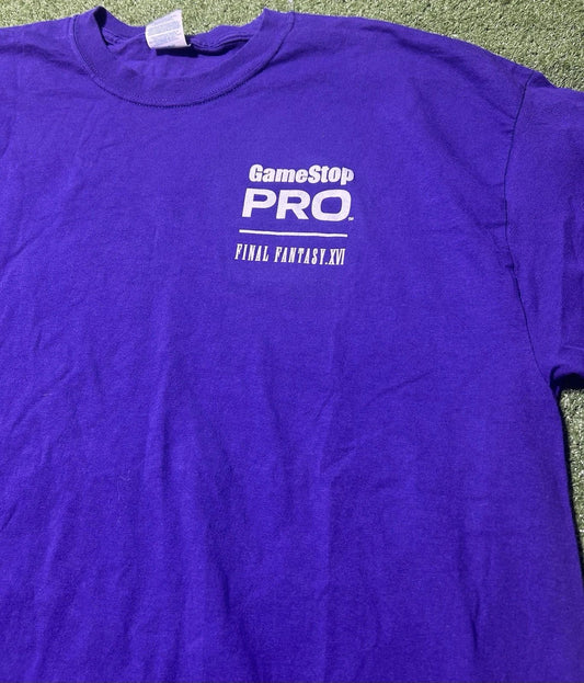 GameStop Pro Employee T-Shirt Final Fantasy XVI Video Game Promo Mens 2XL