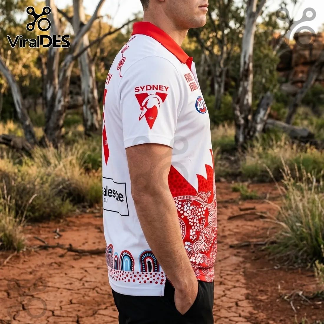 Sydney Swans AFL Indigenous 2026 Polo Shirt