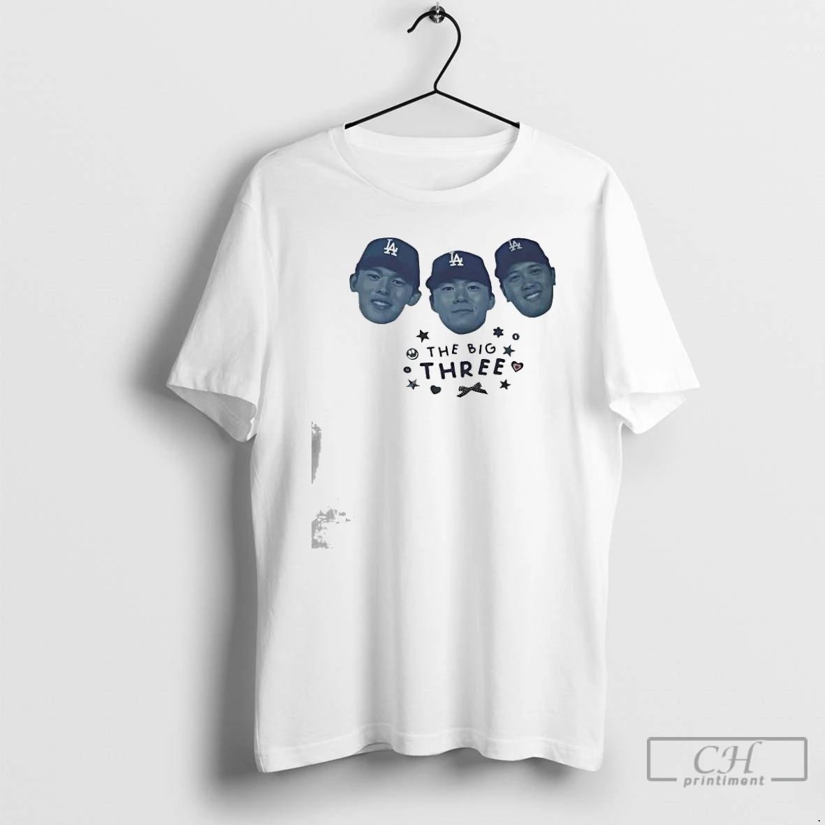 Premium Dodgers The Big Three T Shirts