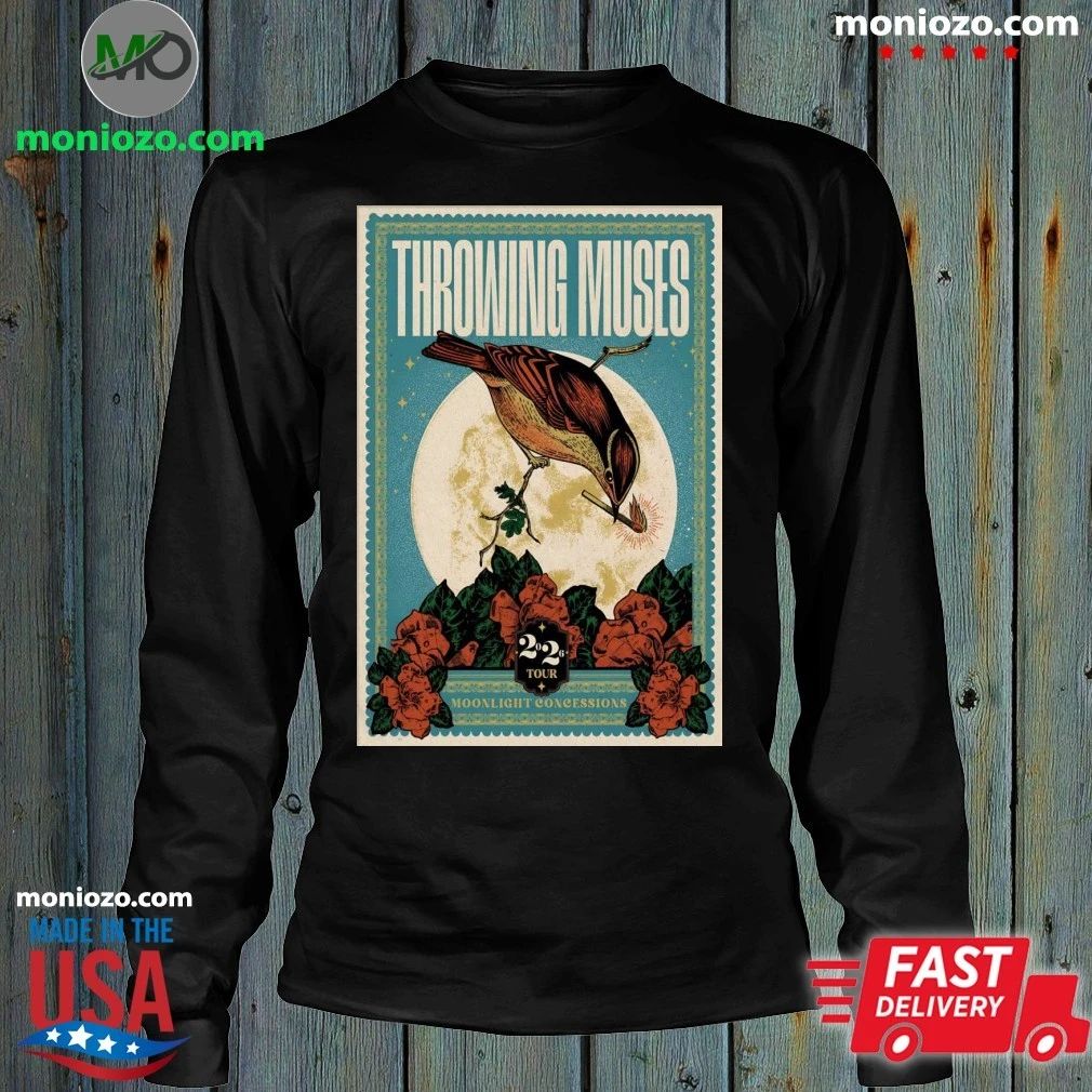 Throwing Muses Moonlight Concessions 2026 Tour Poster Shirt