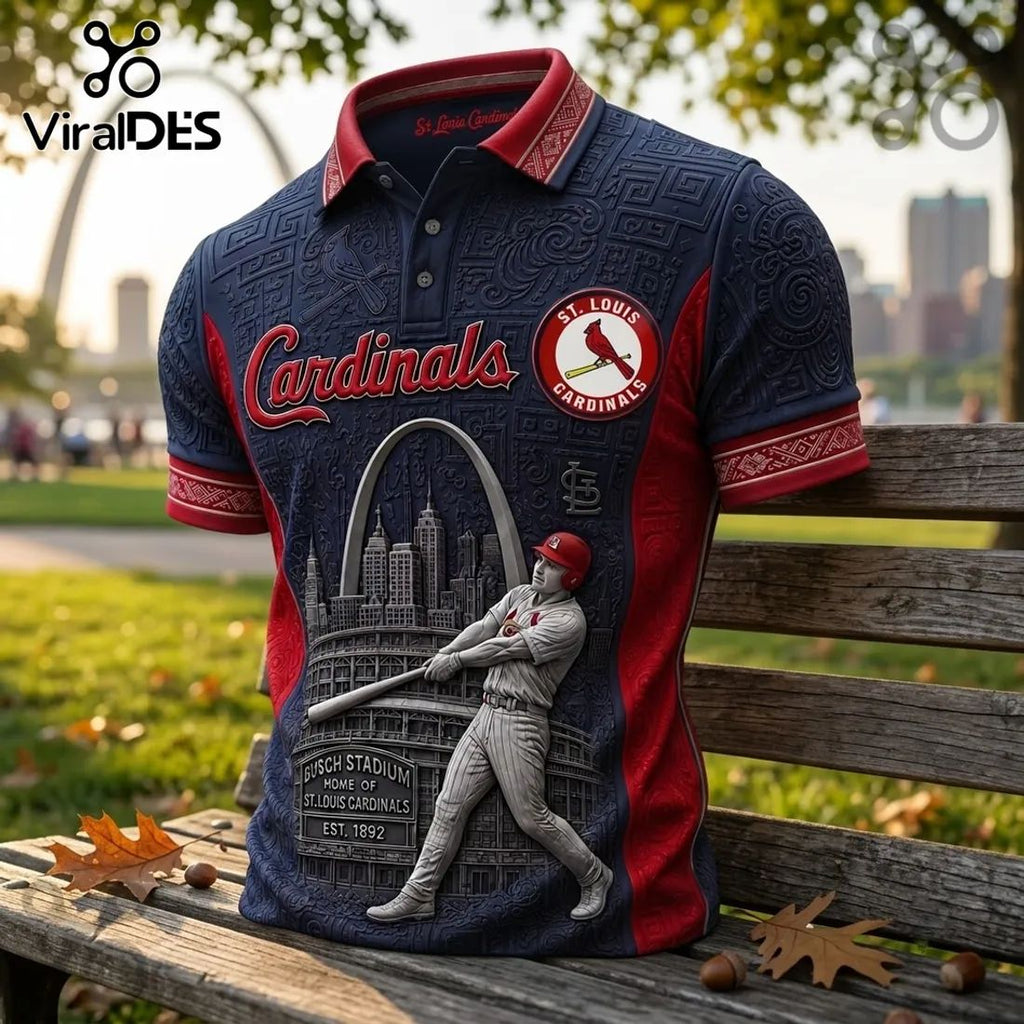 St. Louis Cardinals Busch Stadium Polo Shirt