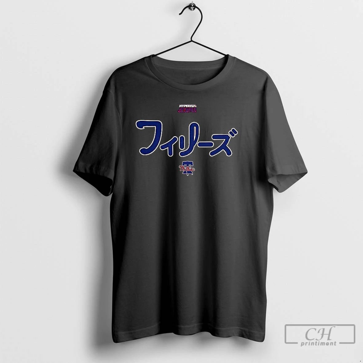 Premium Philadelphia Phillies Hyperfly Katakana Logo T Shirts